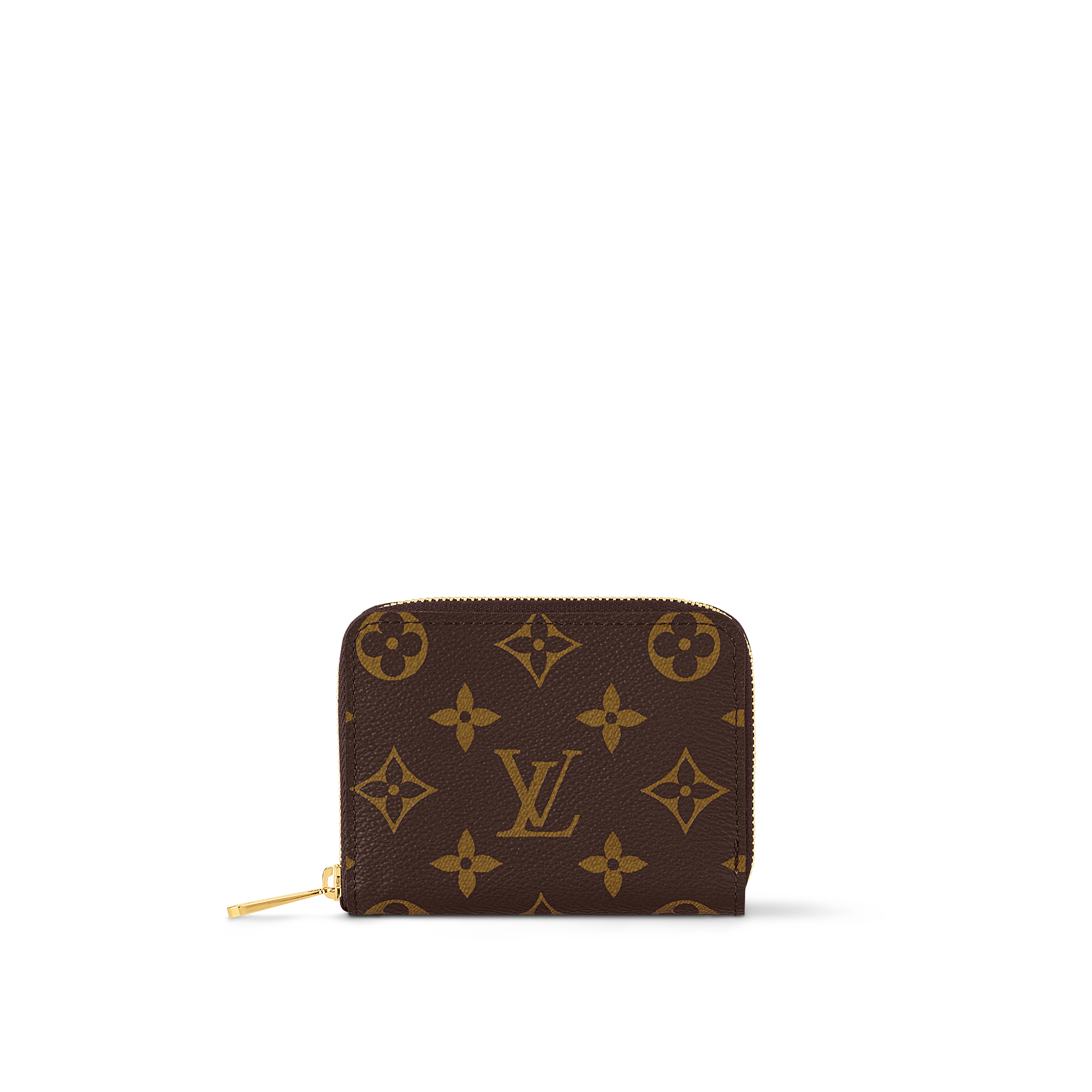 Louis Vuitton Monogram good Short Wallet with Zippy